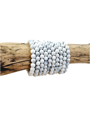 Bracelet howlite perles A