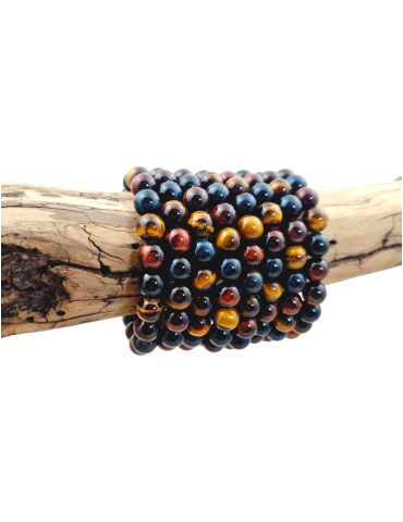 Bracelet 3 oeils perles AA...