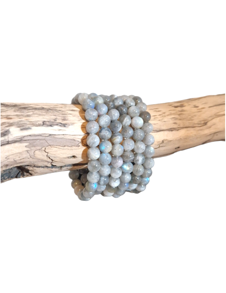 Bracelet labradorite perles AA