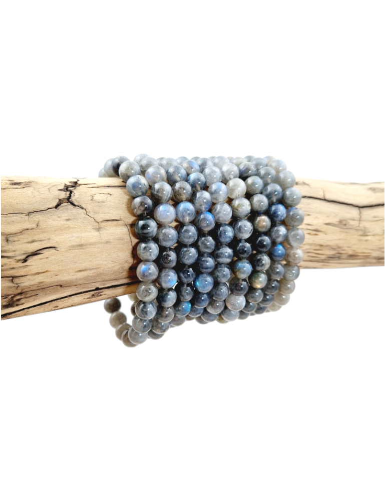 Labradorite bead bracelet A