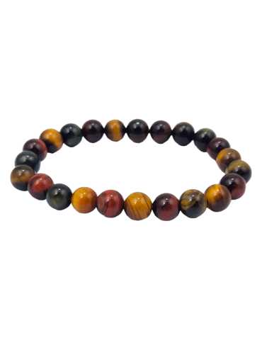 Bracelet 3 oeils perles naturelles A