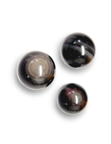 obsidienne œil céleste sphères XS AA