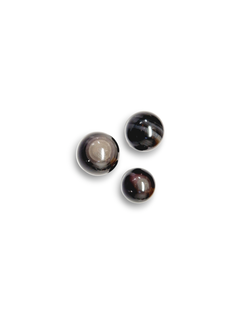 obsidian Auge des Himmels Kugeln XS AA