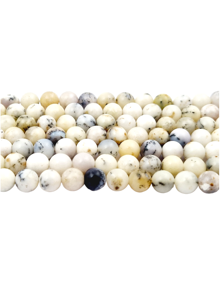 Fil Agate dendrite perles A