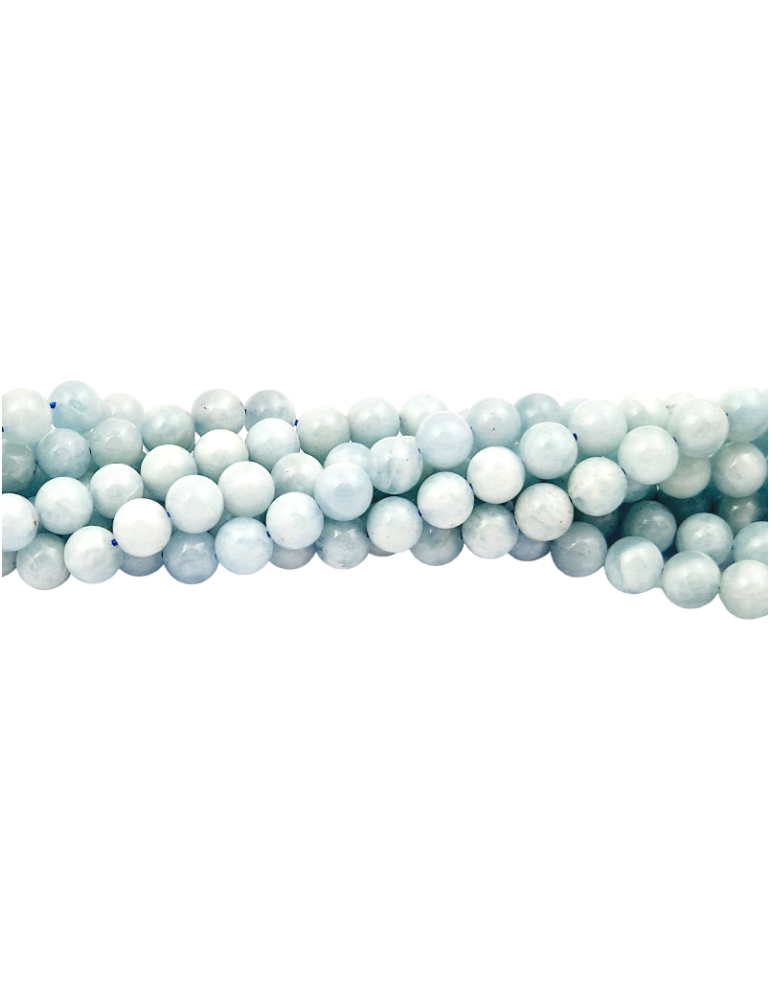 Fil Aigue Marine perles AB