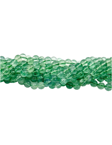 Fil fluorite verte perles A