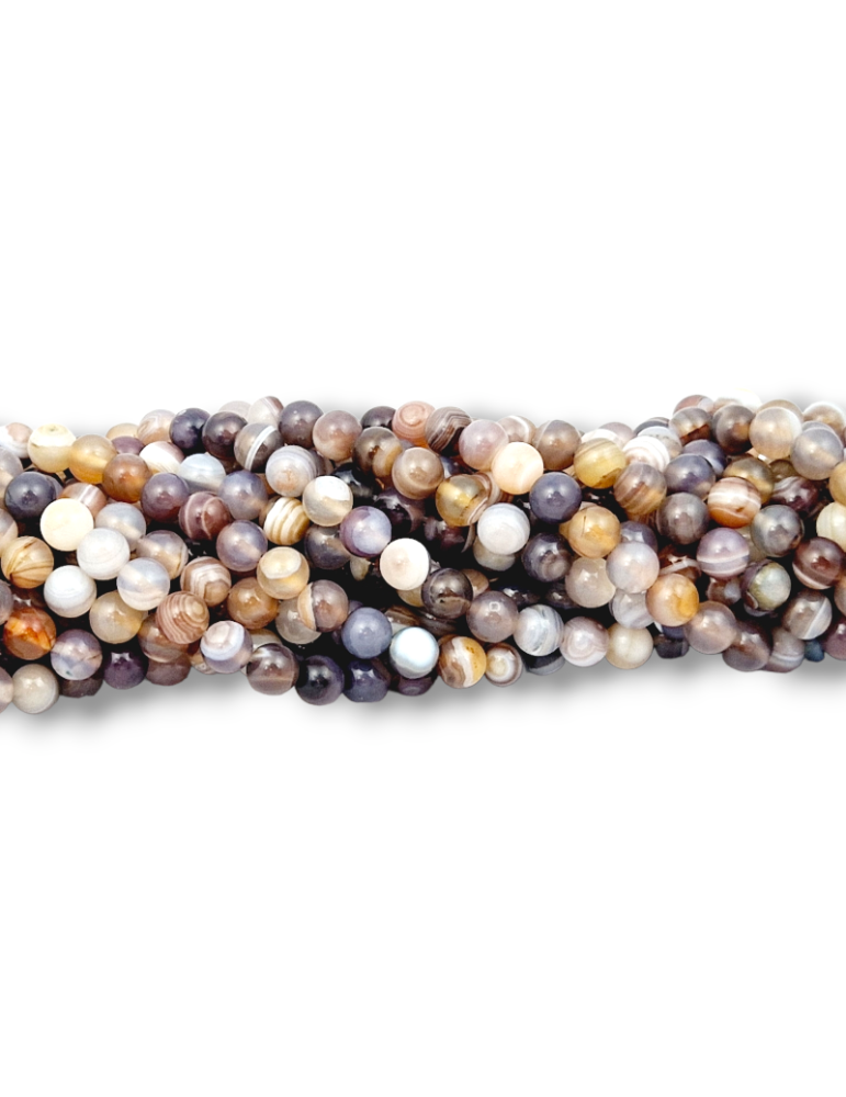 Botswana Agate AA Beads Thread