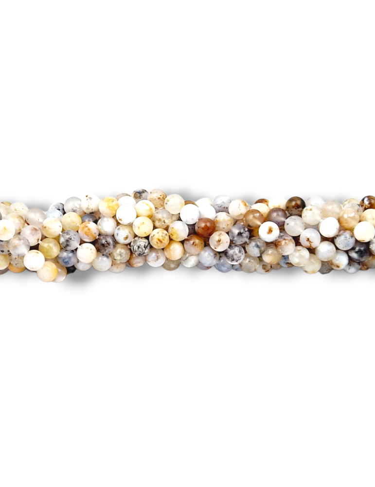 Fil Agate dendrite perles AA