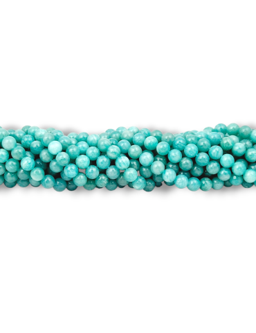 Fil Amazonite Pérou perles AA
