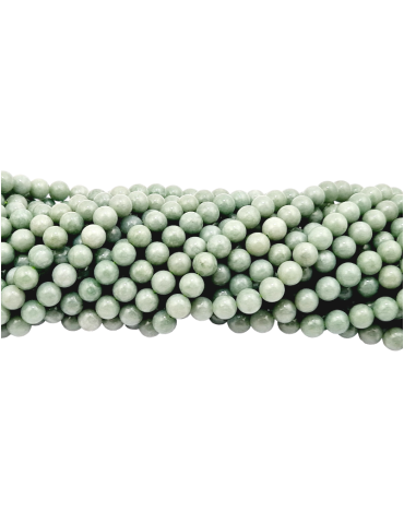 Fil jade Chine foncé perles AA