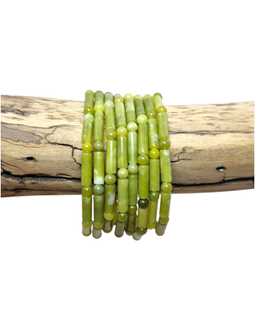 Bracelet Serpentine perles tubes AA