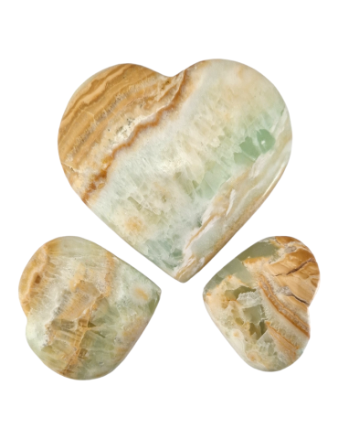 Coeur 5 - 10 cm Calcite des Caraïbes A