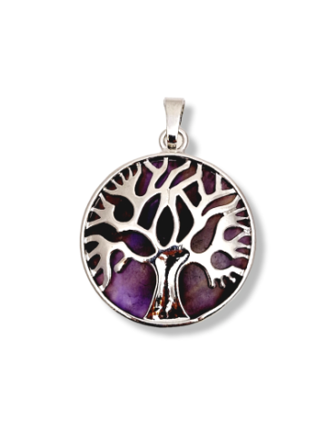 Pendentif métal arbre de vie