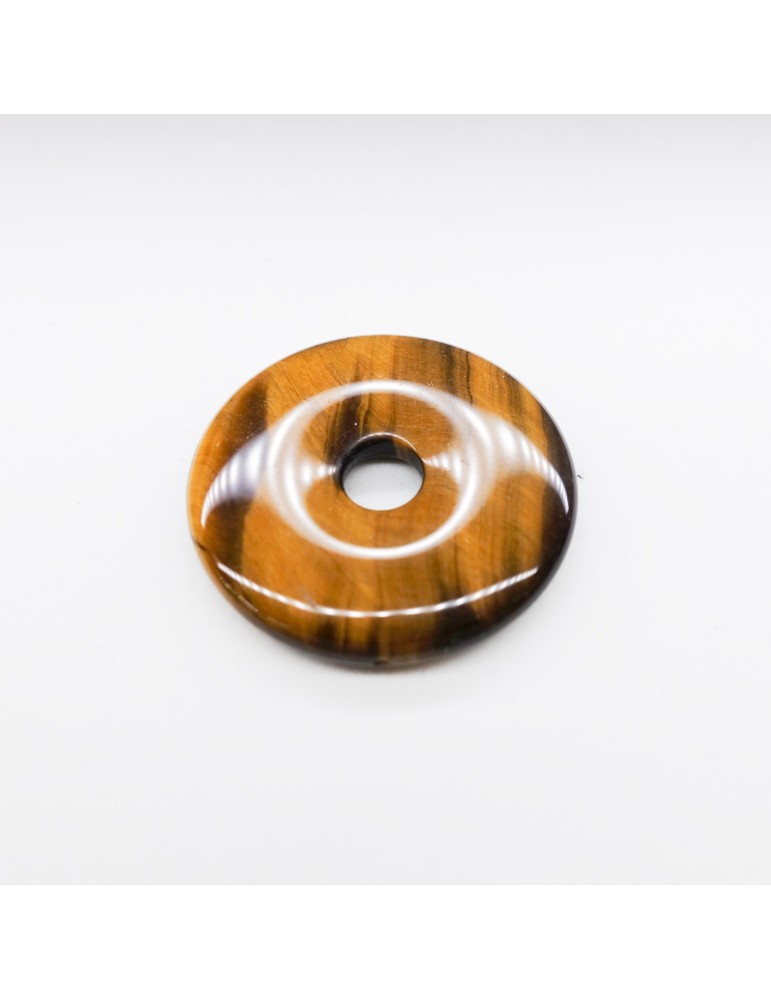 Tiger's Eye Donut Pendant
