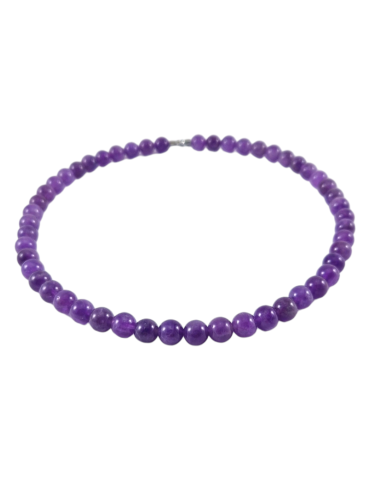 Collier Améthyste perles AA
