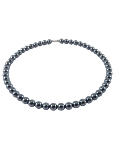 Collier Hématite perles AA