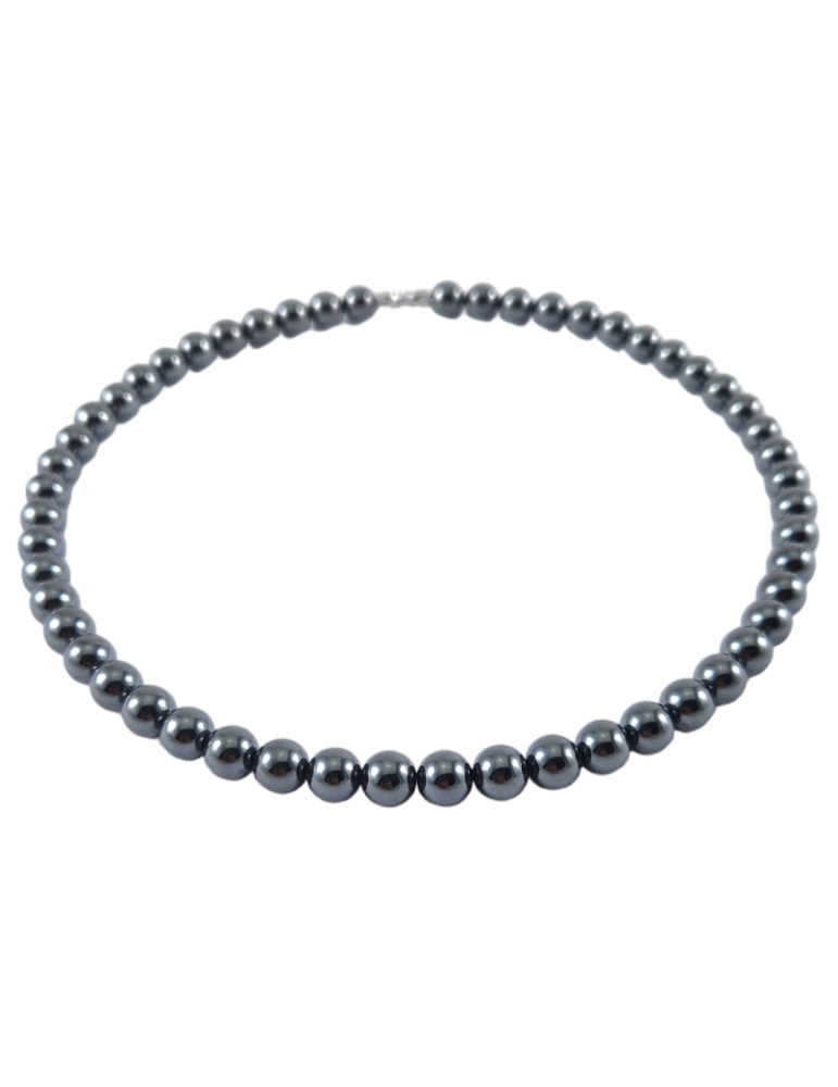 Collier Hématite perles AA