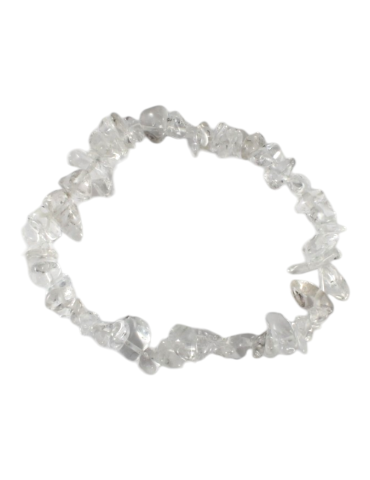 Bracelet Chips Cristal de roche Lot de 10