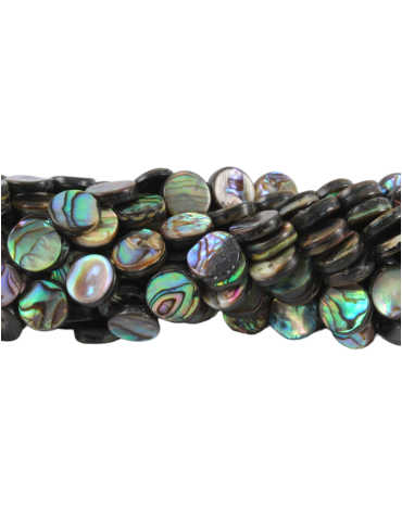 Fil nacre abalone perles plates A