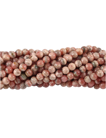 Fil Rhodochrosite perles AA