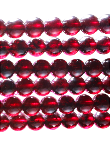 Garnet thread AA beads