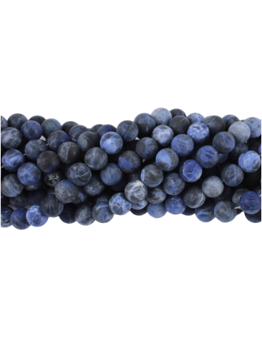 Fil sodalite mate perles A