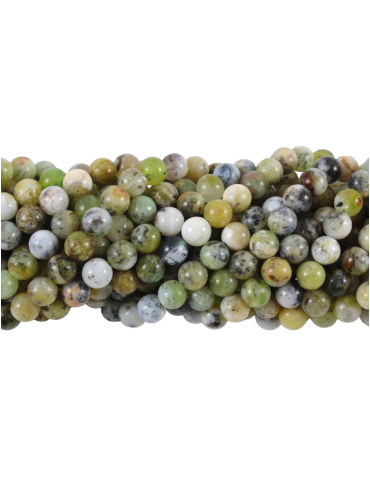 Fil Chrysoprase Madagascar perles AA