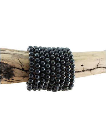 Bracelet oeil de faucon naturelle perles AA