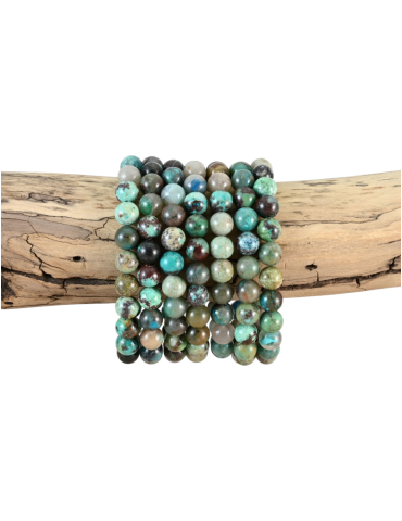Bracelet chrysocolle perles A