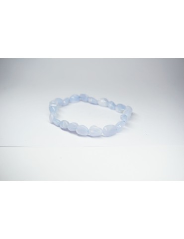 Bracelet calcédoine petit galet