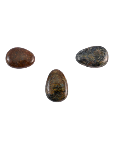 Pendentifs percés travers Pietersite lot x3 A