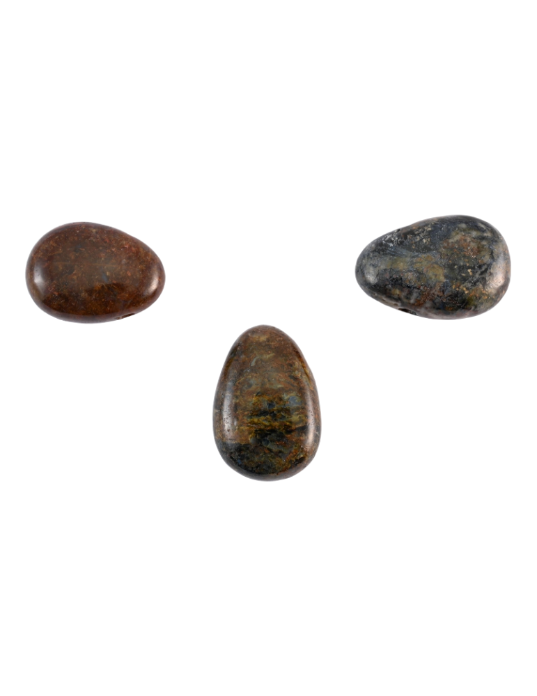 Pendentifs percés travers Pietersite lot x3 A