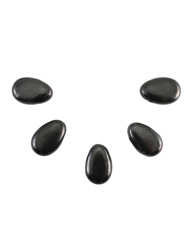 Pendentifs percés travers Shungite lot x5 AA