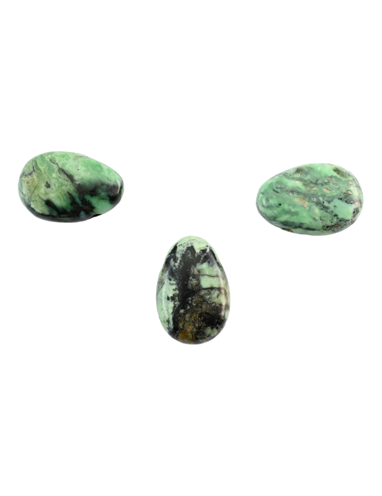 Pierced Pendants through Variscite set x3 AA