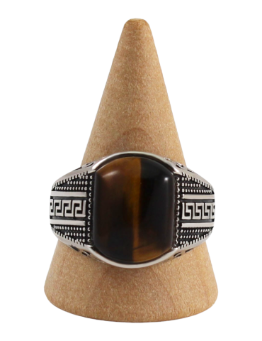 Silberring Herren 8 Tigerauge