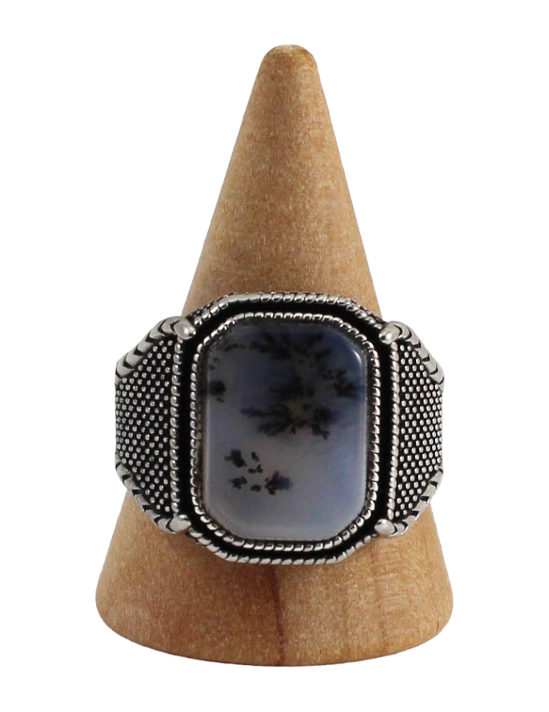 Bague argent homme 16 agate