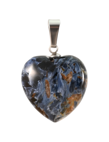 Pendentif coeur pietersite AA