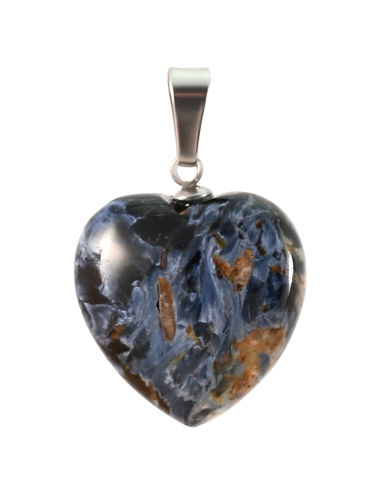 Ciondolo cuore pietersite AA