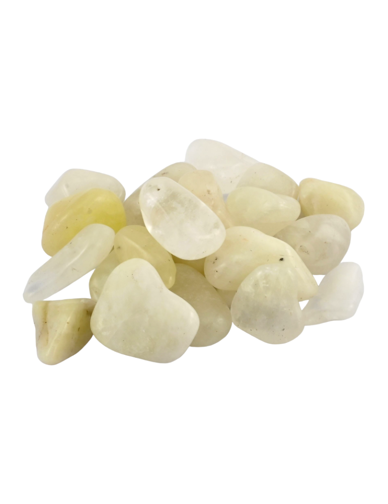 Cristal azufre piedras rodadas AB