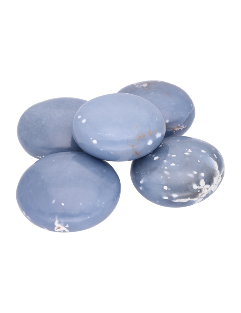 Ciottoli rotondi di angelite