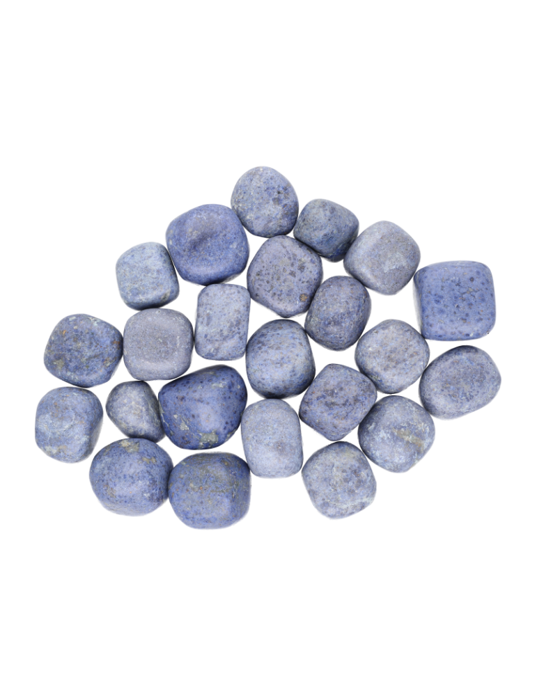 Pietre burattate di dumortierite