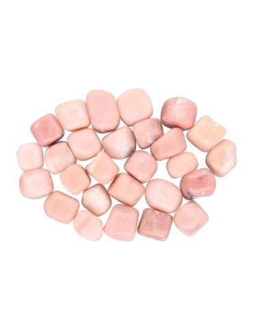 Opale rose pierres roulées