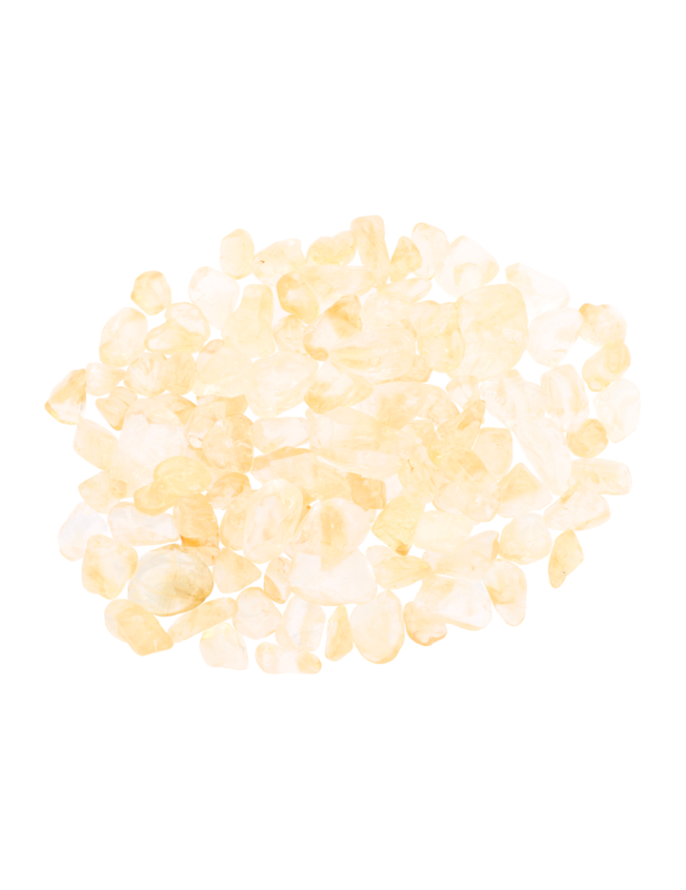 Citrino naturale pietre burattate AA