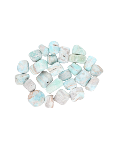 Blaue Aragonit Trommelsteine AA