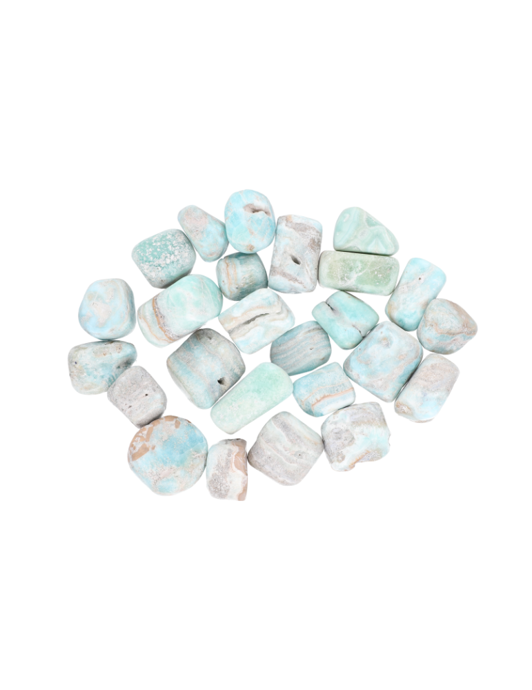 Blaue Aragonit Trommelsteine AA