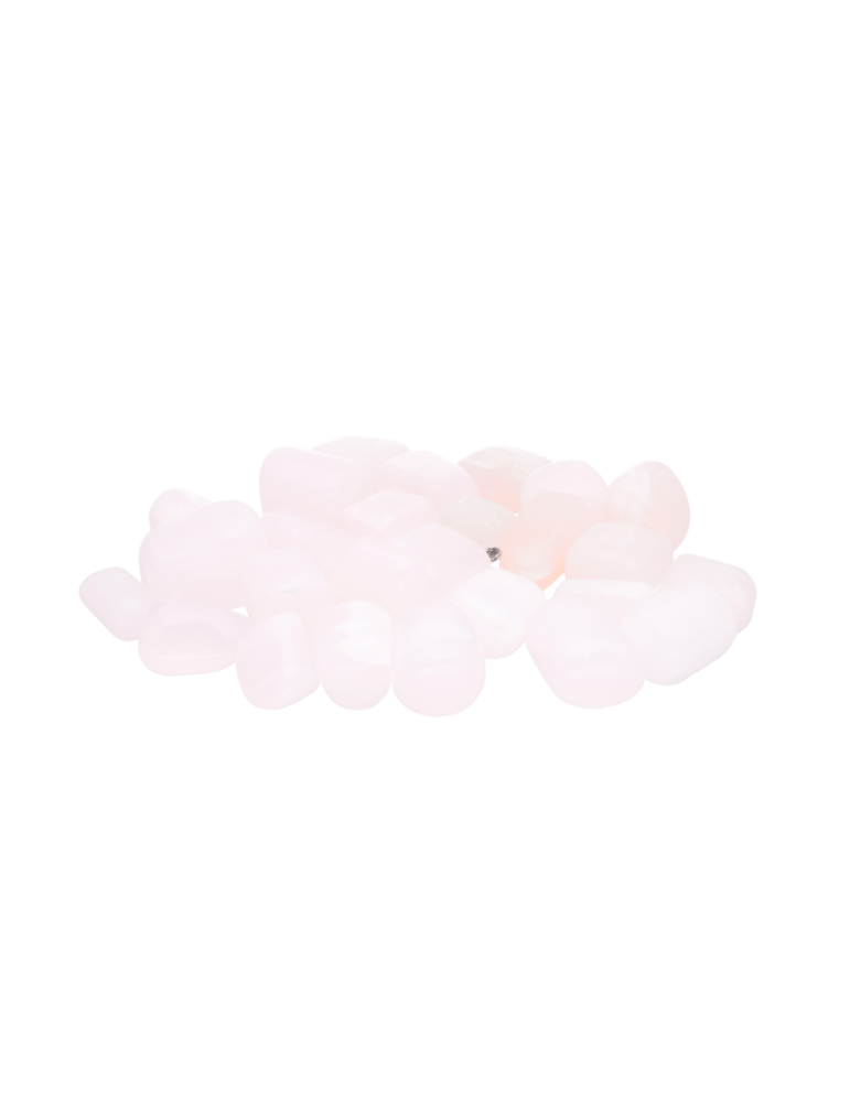Roze calciet trommelstenen A