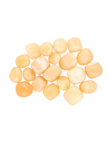 Calcite miel pierres roulées A