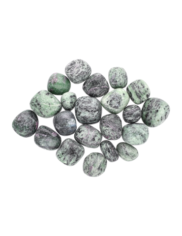 Ruby zoisite tumbled stones B