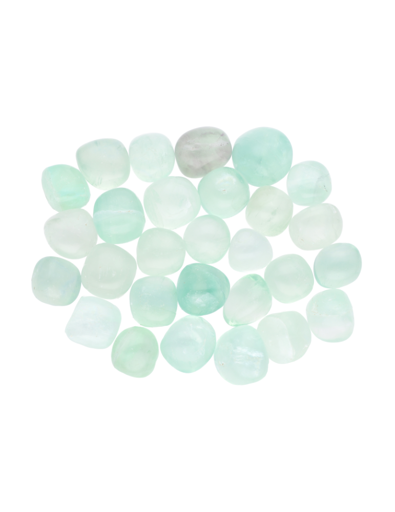 copia di fluorite verde pietre burattate A