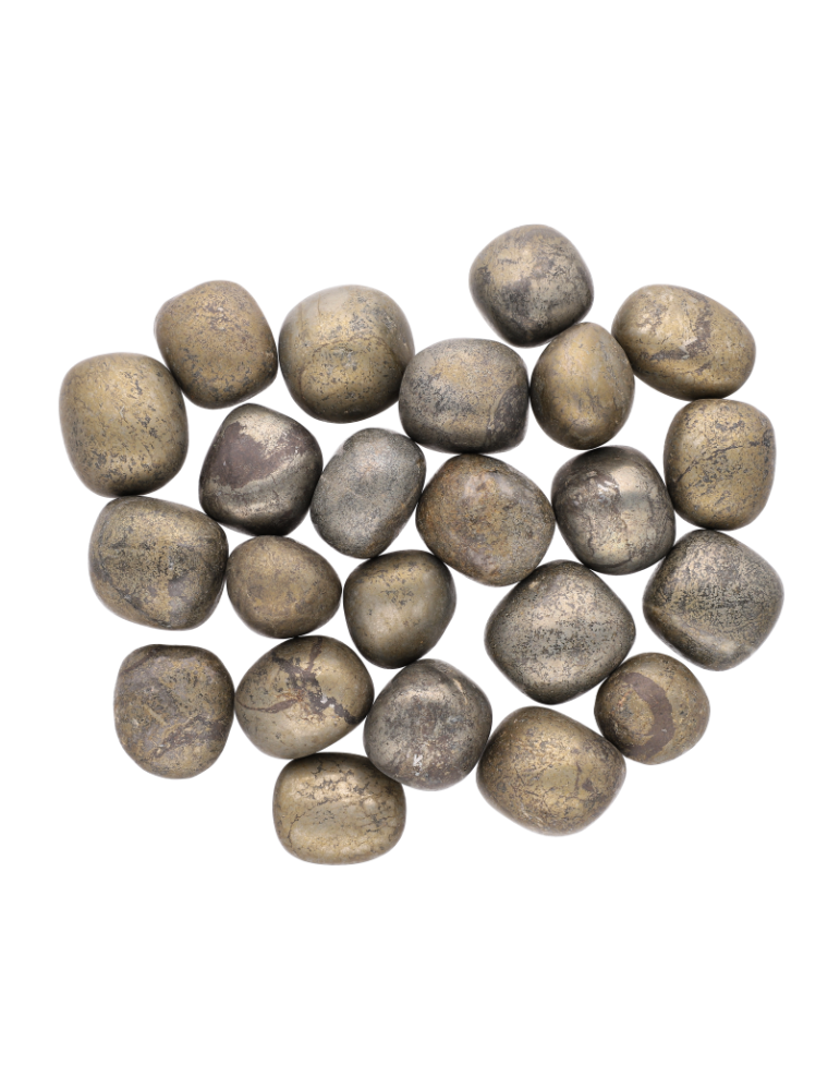 Pyrit Trommelsteine A